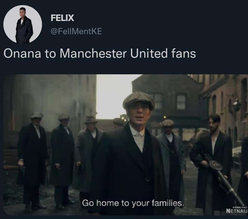 Felix fellmentke onana to manchester united fans go home to your families netnai
