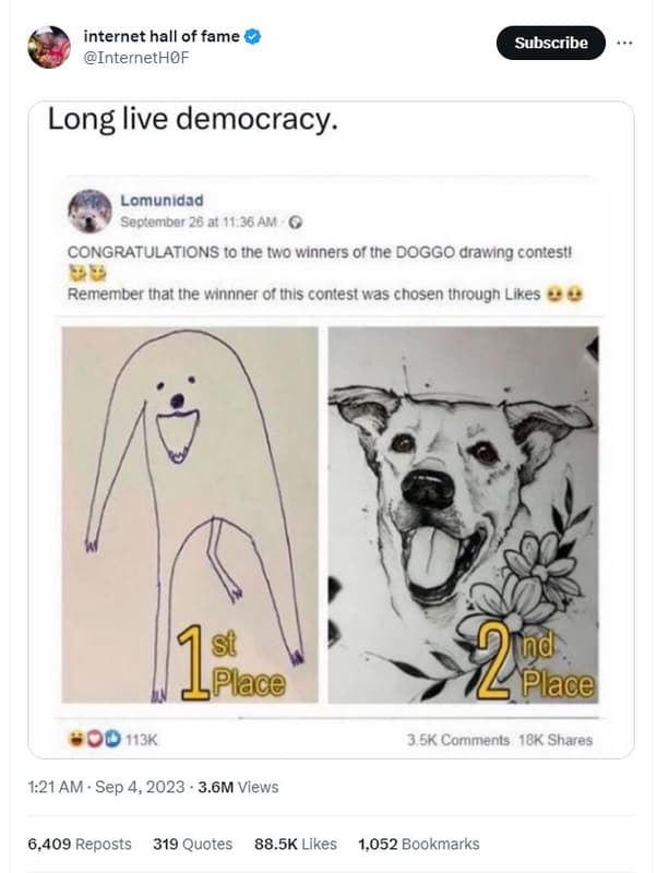 Internet hall of fame internethof subscribe long live democracy. lomunidad septe