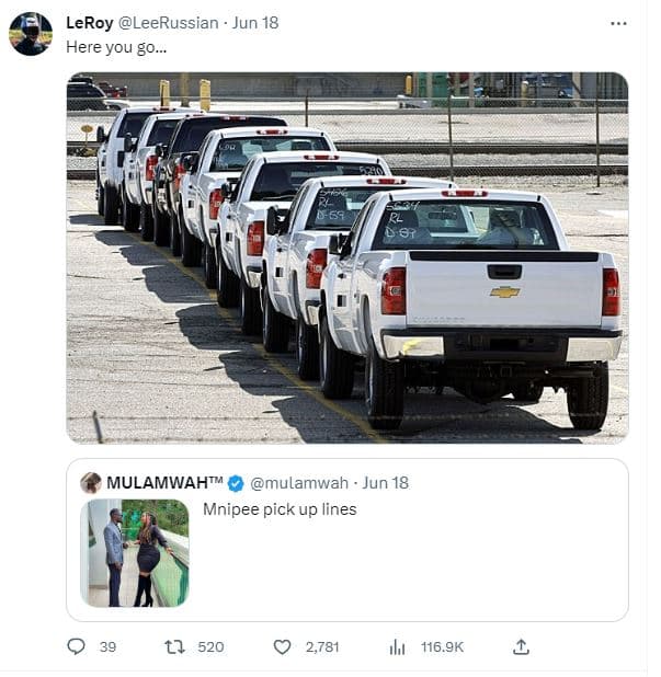 Leroy leerussian jun 18 here you g0_ mulamwahtm mulamwah jun 18 mnipee pick up l