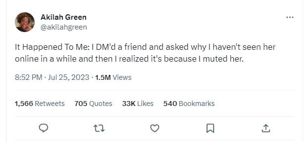 Akilah green akilahgreen it happened to me l dm'd a friend and asked why l haven