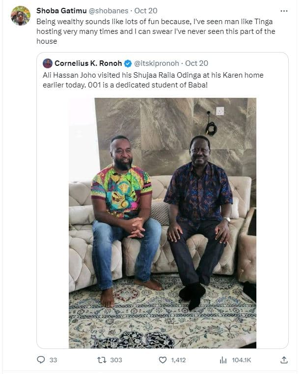 Shoba gatimu shobanes oct 20 being wealthy sounds like lots of fun because ive s