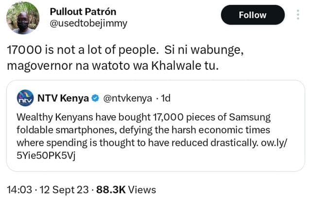 Pullout patrón usedtobejimmy follow is not a lot of people si ni wabunge magover