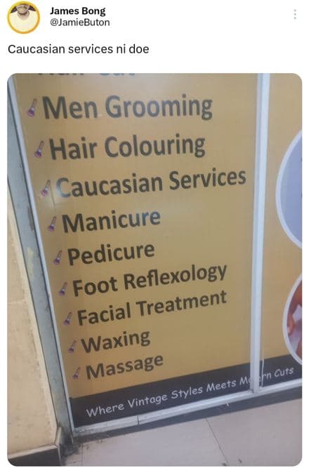 James bong jamiebuton caucasian services ni doe men grooming hair colouring cauc