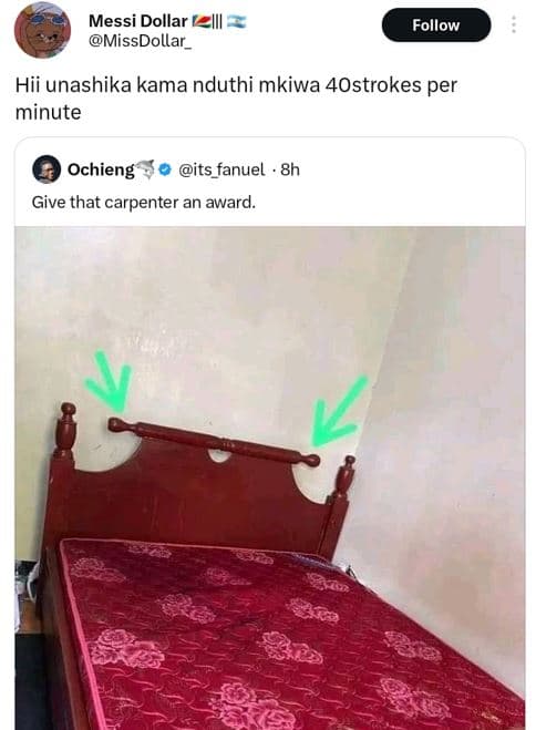 Messi dollar missdollar_ follow hii unashika kama nduthi mkiwa 4ostrokes per min