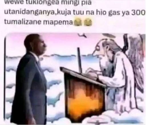 Wewe ukiongea mingi pia utanidanganya kuja tuu na hio gas ya 300 tumalizane mape
