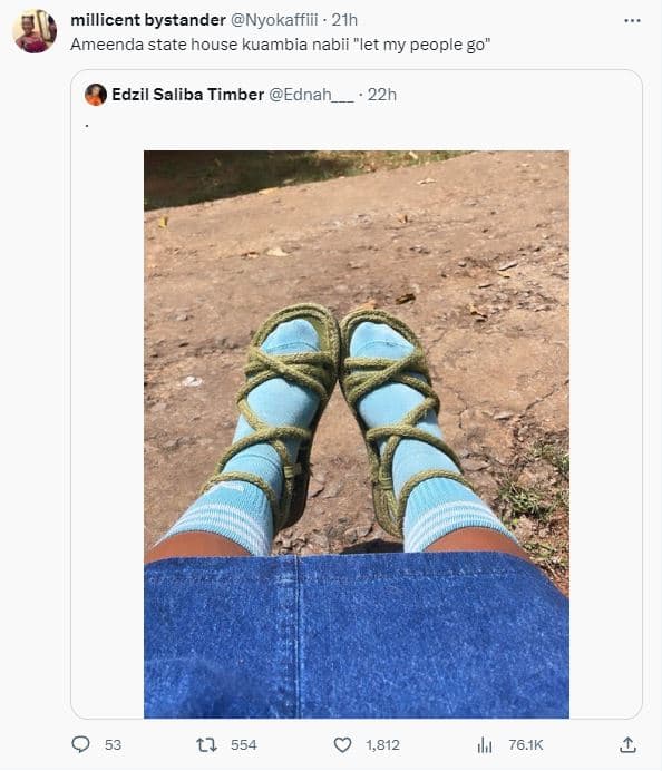 Millicent bystander nyokaffiii 21h ameenda state house kuambia nabii let my peop