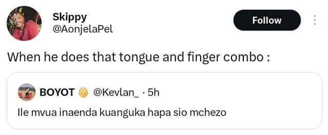 Skippy aonjelapel follow when he does that tongue and finger combo boyot kevlan_