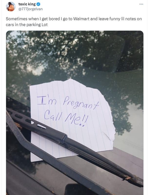 Toxic king 777jorgeivan sometimes when get bored g0 to walmart and leave funny l