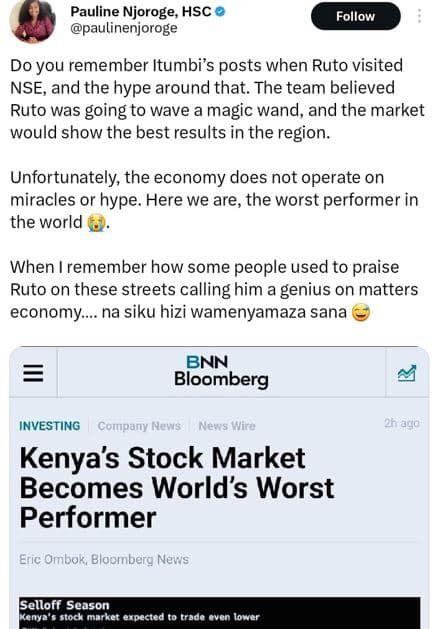 Pauline njoroge hsc paulinenjoroge follow do you remember itumbi's posts when ru