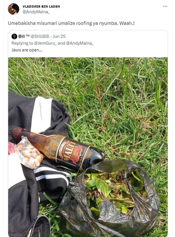 Vladimir bin laden andymaina umebakisha misumari umalize roofing ya nyumba. waah