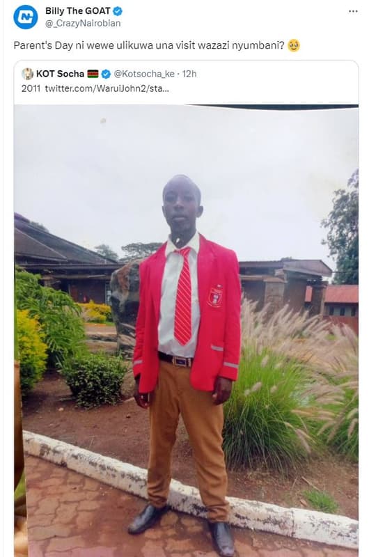 Billy the goat _crazynairobian parent's day ni wewe ulikuwa una visit wazazi nyu