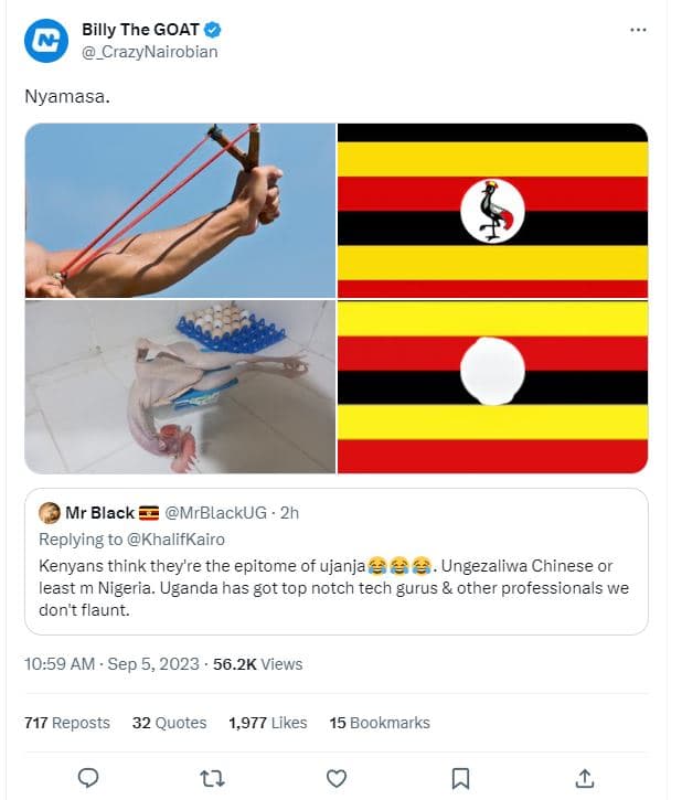 Billy the goat _crazynairobian nyamasa mr black mrblackug 2h replying to khalifk