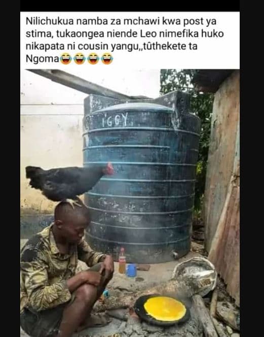 Nilichukua namba za mchawi kwa post ya stima tukaongea niende leo nimefika huko