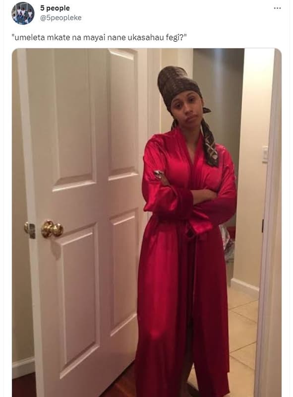 5 people 5peopleke 'umeleta mkate na mayai nane ukasahau fegi?