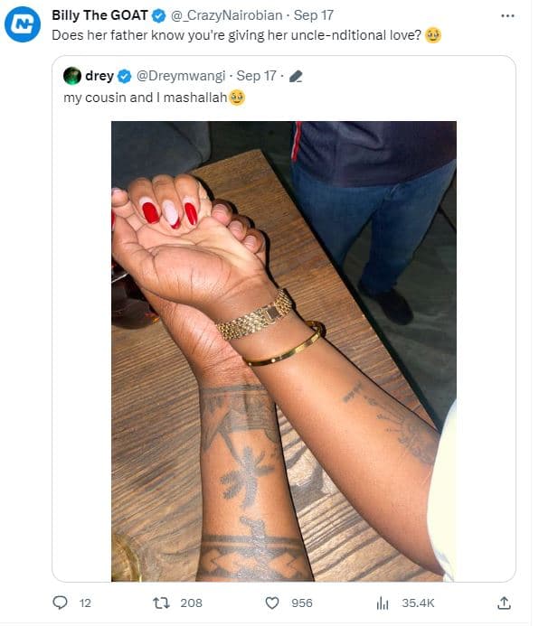 Billy the goat crazynairobian sep 17 does her father know you're giving her uncl