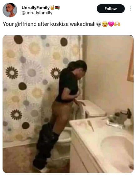 Unrullyfamily unrullyfamilly follow your girlfriend after kuskiza wakadinali