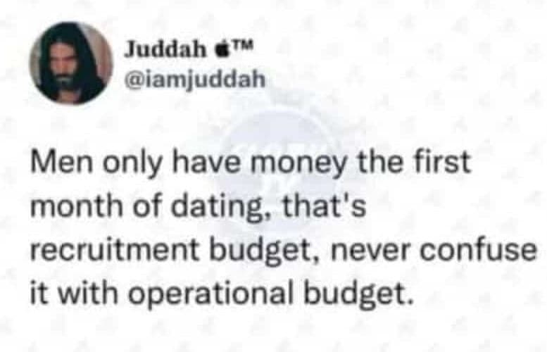 Juddah tl iamjuddah men only have money the first month of dating that's recruit