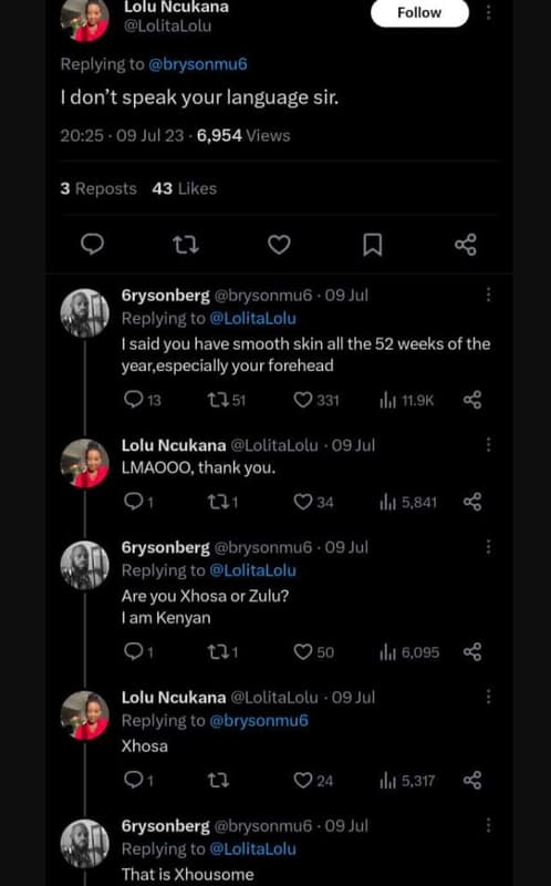 Lolu ncukana lolitalolu follow replying to brysonmu6 idon't speak your language