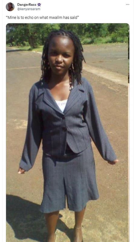 Dangerrass kenyansaram mine is to echo on what mwalim has said