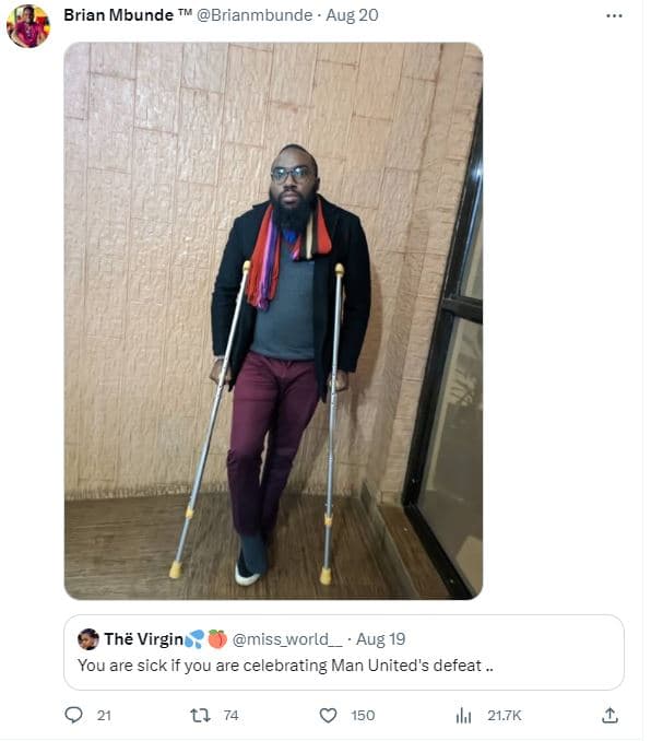 Brian mbunde brianmbunde aug 20 thë virgin miss_world aug you are sick if you ar