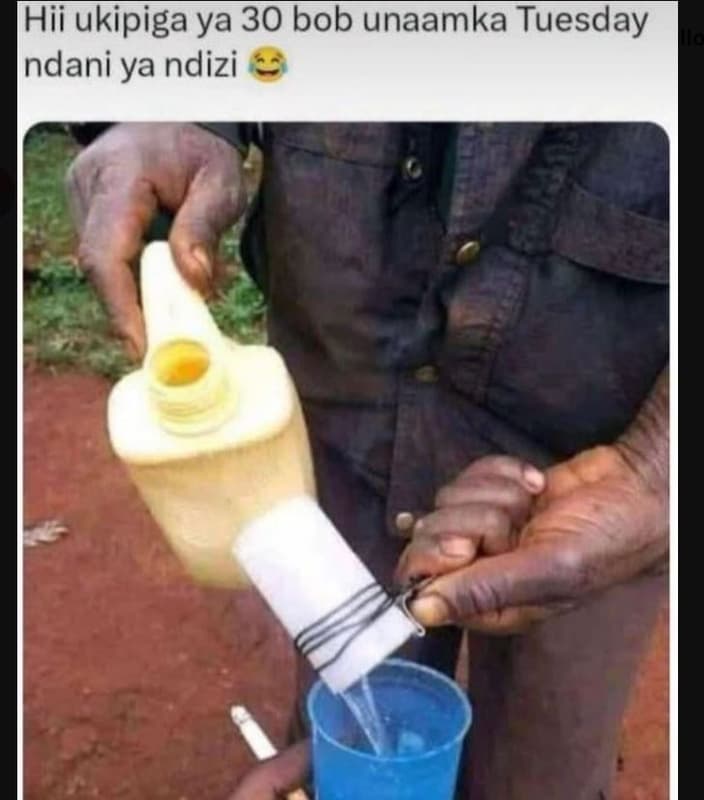 Hii ukipiga ya 30 bob unaamka tuesday ndani ya ndizi