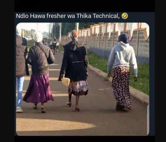 Ndio hawa fresher wa thika technical,