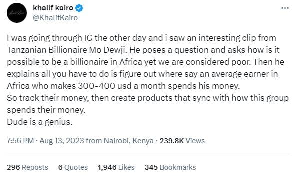 Khalif kairo khalifkairo was going through ig the other day and saw an interesti