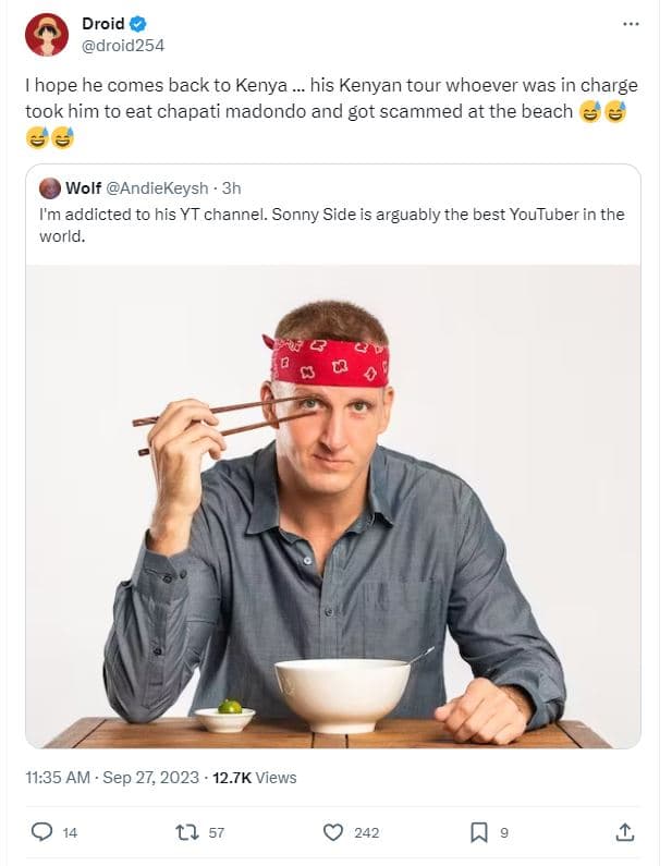 Droid droid254 hope he comes back to kenya his kenyan tour whoever was in charge