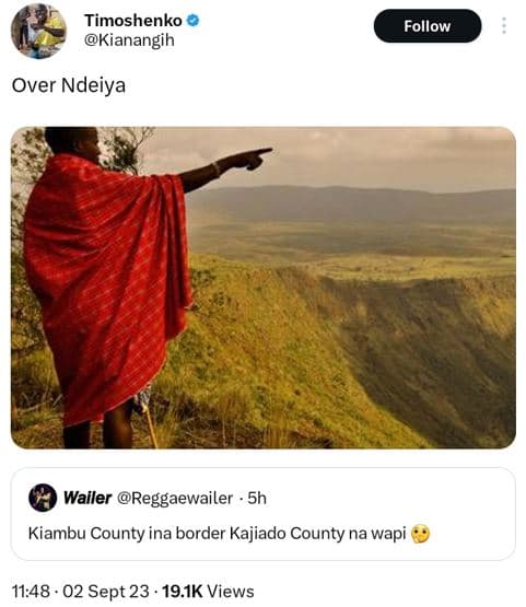 Timoshenko kianangih follow over ndeiya wailer reggaewailer 5h kiambu county ina