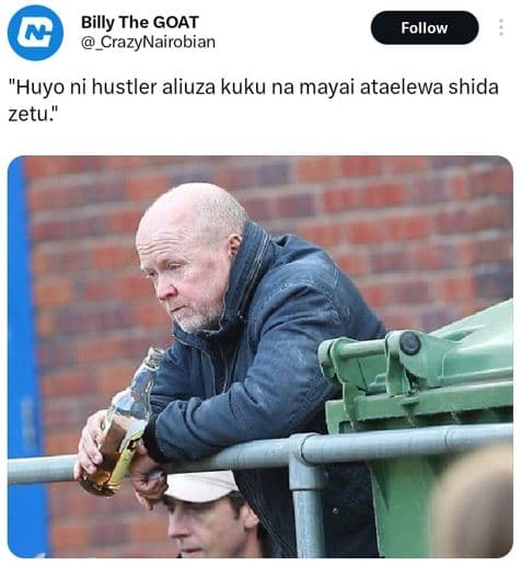 Billy the goat crazynairobian follow huyo ni hustler aliuza kuku na mayai ataele