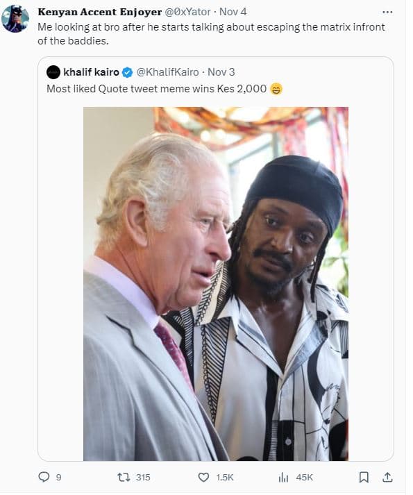 Kenyan accent enjoyer oxyator nov 4 me looking at bro after he starts talking ab