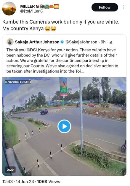 Miller g itsmiller g follow kumbe this cameras work but only if you are white my