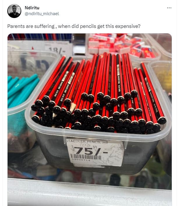 Ndiritu ndiritu_michael parents are suffering when did pencils get this expensiv