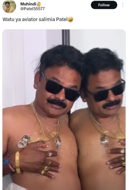 Muhindi patel55577 follow watu ya aviator salimia patel