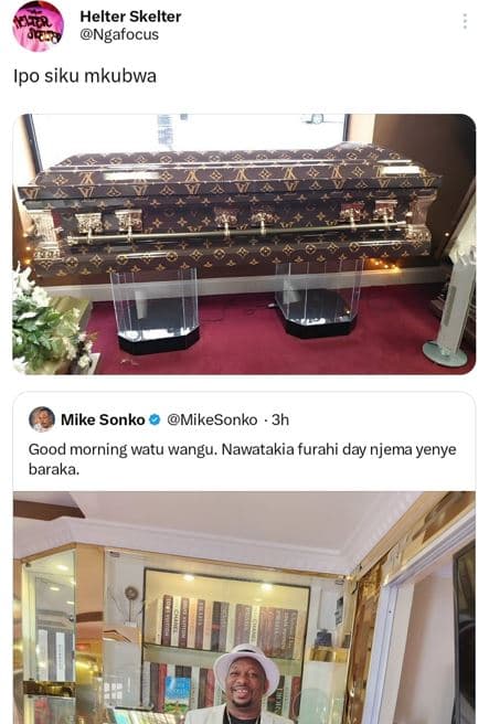 Helter skelter ngafocus ipo siku mkubwa mike sonko mikesonko good morning watu w