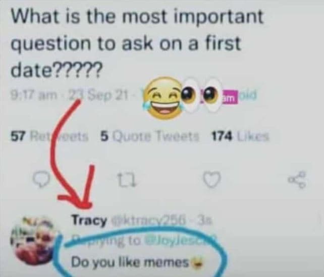 What is the most important question to ask on a first date??222 0v om sco 21 57