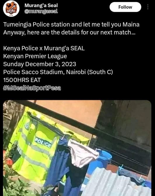 Murang'a seal urangascal follow tumeingia police station and let me tell you mai