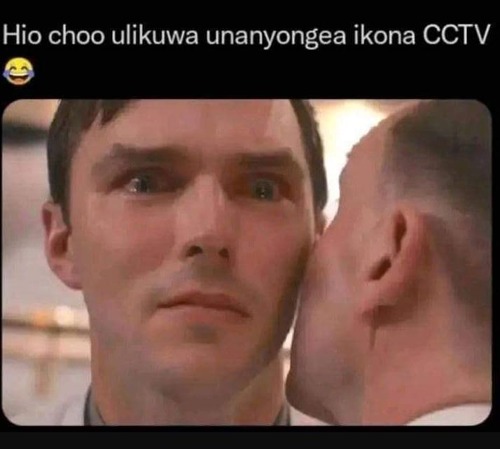 Hio choo ulikuwa unanyongea ikona cctv