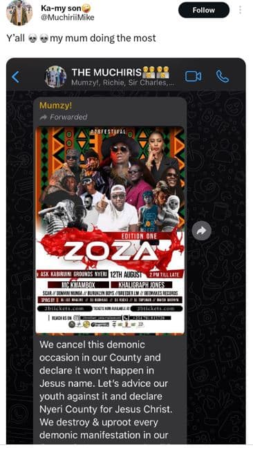 Kamy son muchiriimike follow yall my mum doing the most the muchiris mumzy, rich