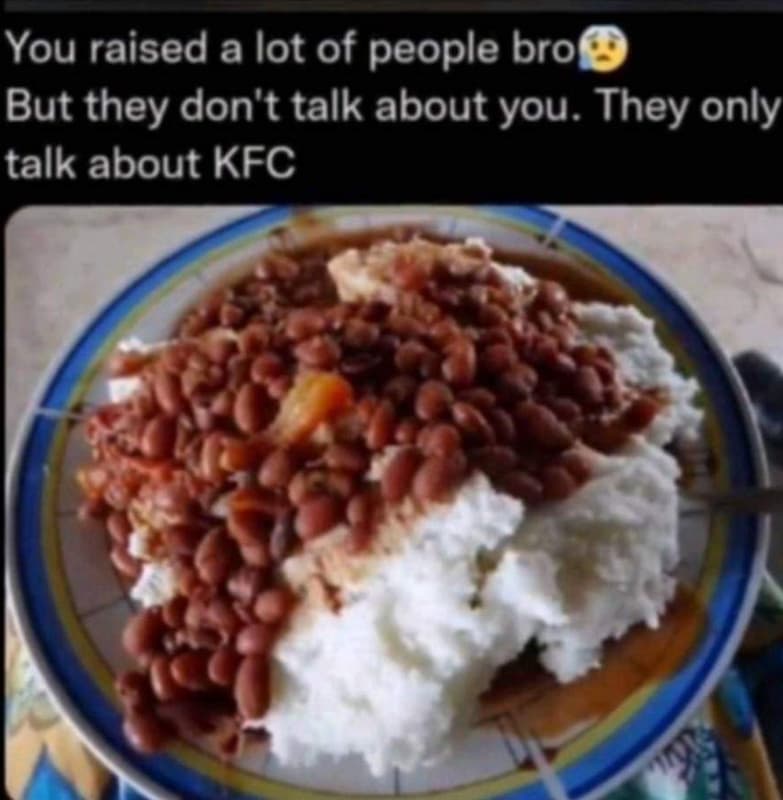 You raised a lot of people bro but they don't talk about you. they only talk abo