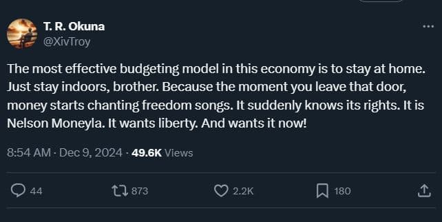 T.r. okuna xivtroy the most effective budgeting model in this economy is to stay