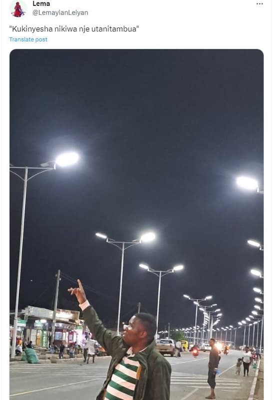 Lema lemayianleiyan kukinyesha nikiwa nje utanitambua translate post