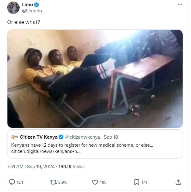 Limo limorio or else what? citizen tv kenya citizentvkenya sep 18 kenyans have 1