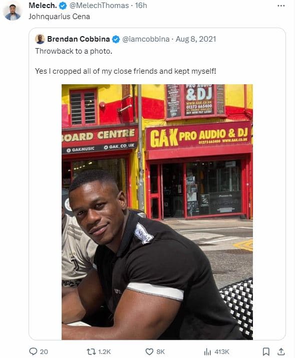 Melech melechthomas 16h johnquarius cena brendan cobbina iamcobbina aug 8, throw