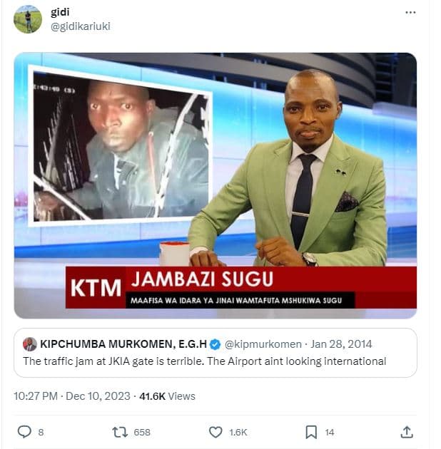 Gidi gidikariuki ktm jambazi sugu maafisa wa idara ya jinaiwamtafuta mshukiwa su