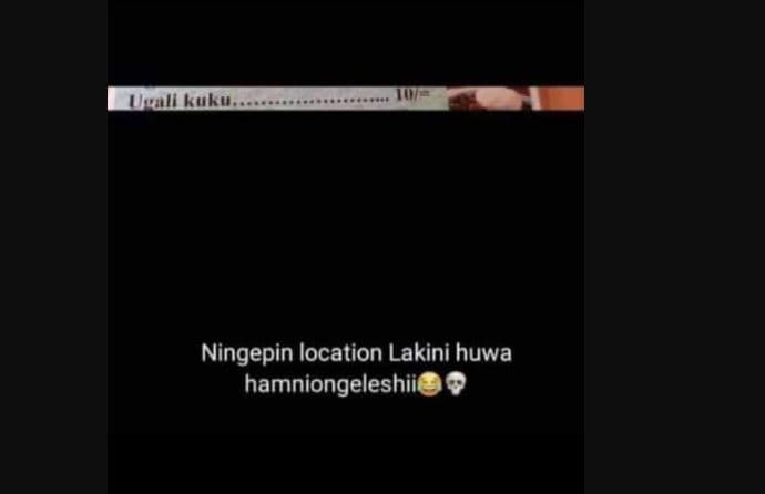 Ningepin location lakini huwa hamniongeleshiit