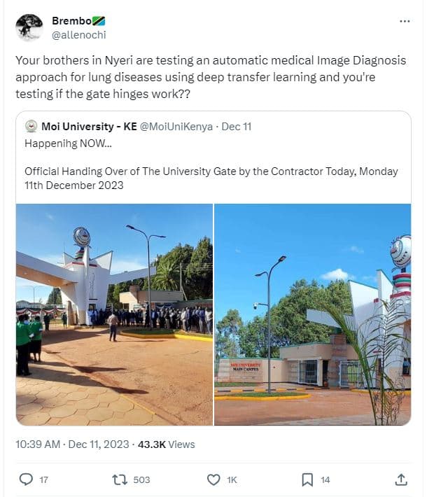 Brembo allenochi your brothers in nyeri are testing an automatic medical image d