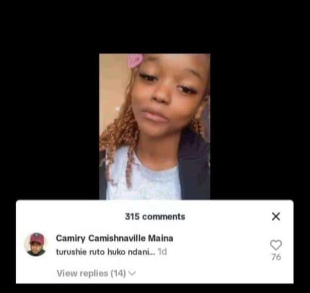 315 comments x camlry camishnavllle malna turushie ruto huko ndant. id 0 76 view