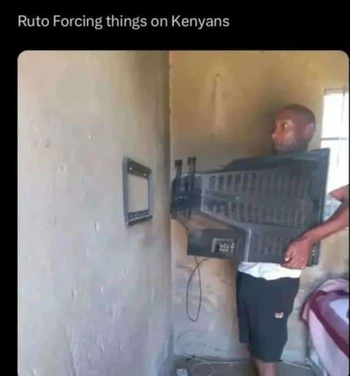 Ruto forcing things on kenyans