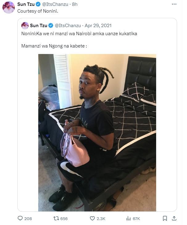 Sun tzu itschanzu 8h courtesy of nonini. sun tzu itschanzu apr 29, noninika we n